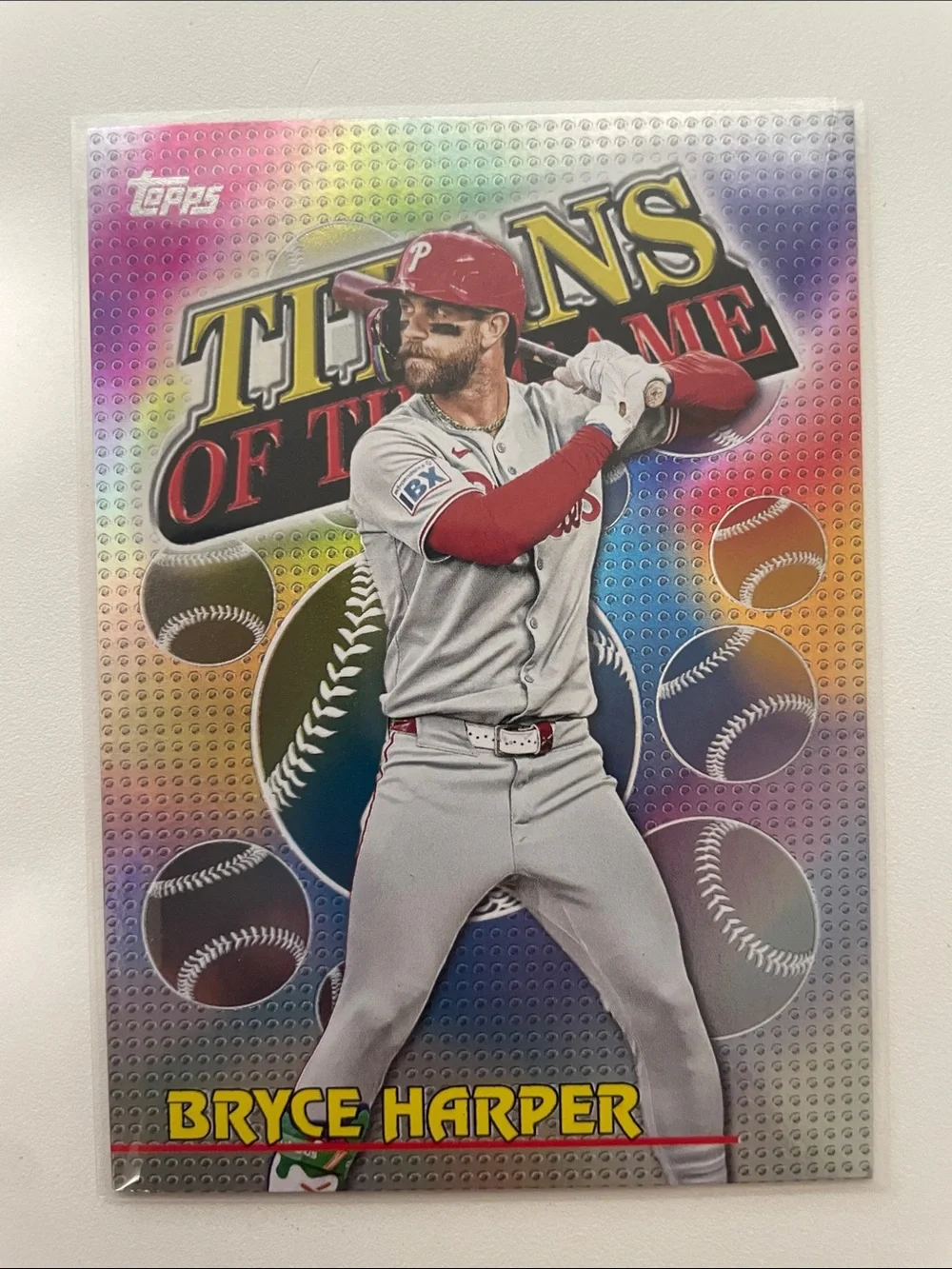 Topps Rainbow Foil Inserts Titans Of The Game Lot - Picture 5 of 10